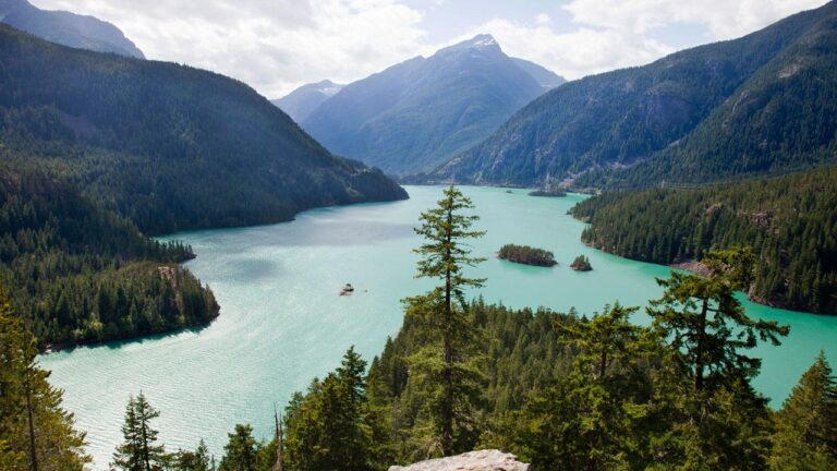 Diablo Lake North Cascades National Park State of Washington