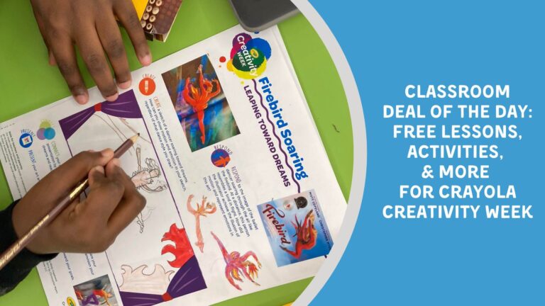 Deal of the Day Crayola Creativity Week