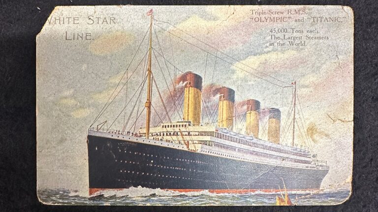 postcard from titanic