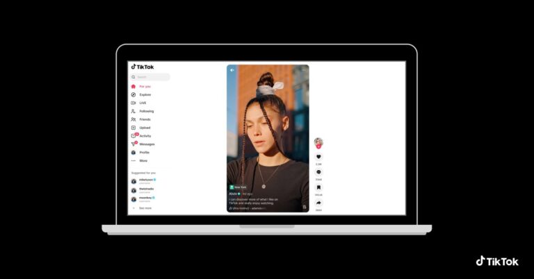tiktok desktop
