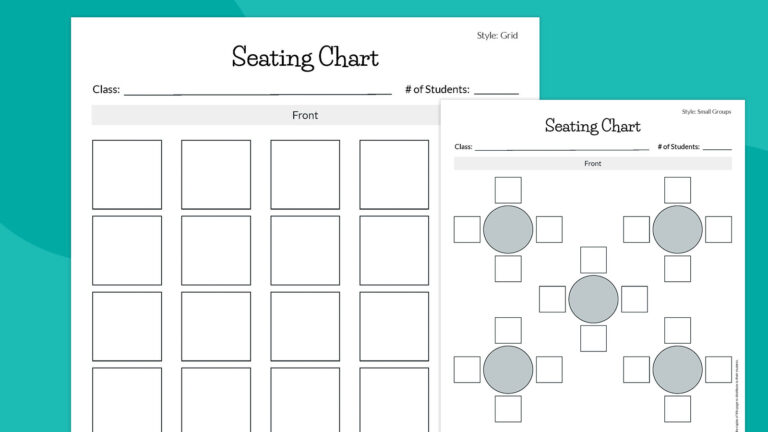 Classroom Seating Charts Feature 1