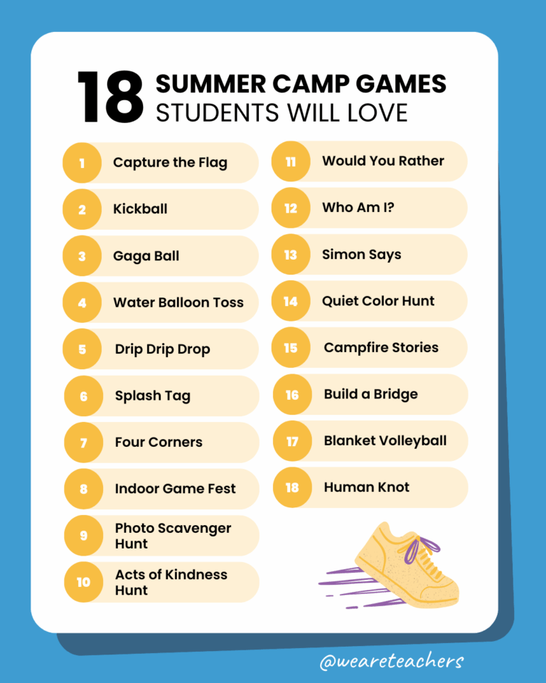 summer camp games social